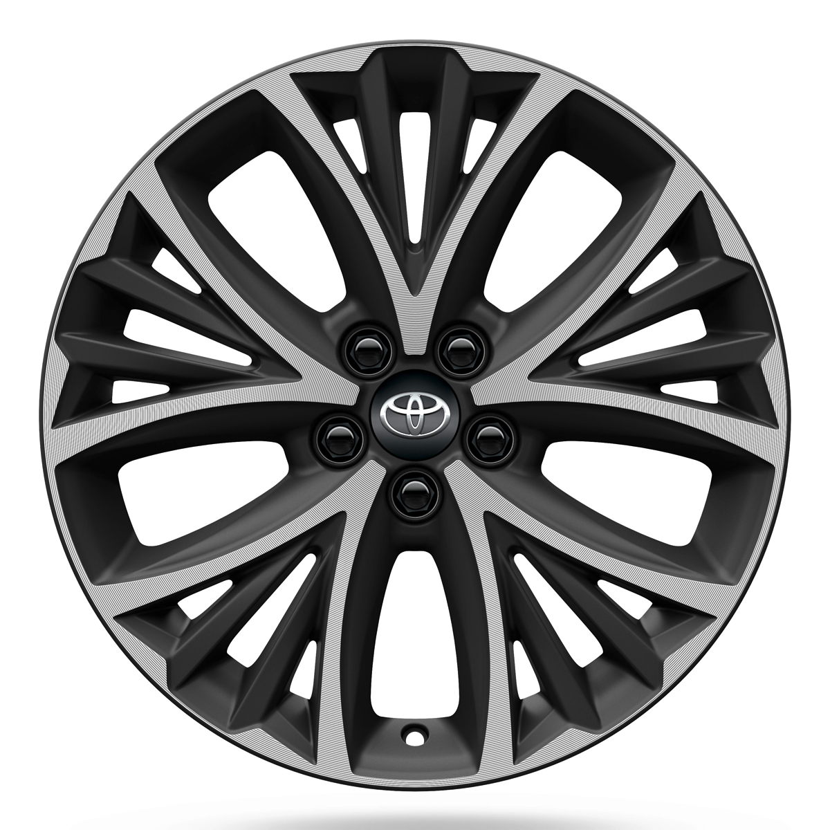 16" black machined-face alloys wheels (5-spoke)
