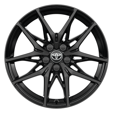 19" dark clear bright-machined finish (5-double-spoke)