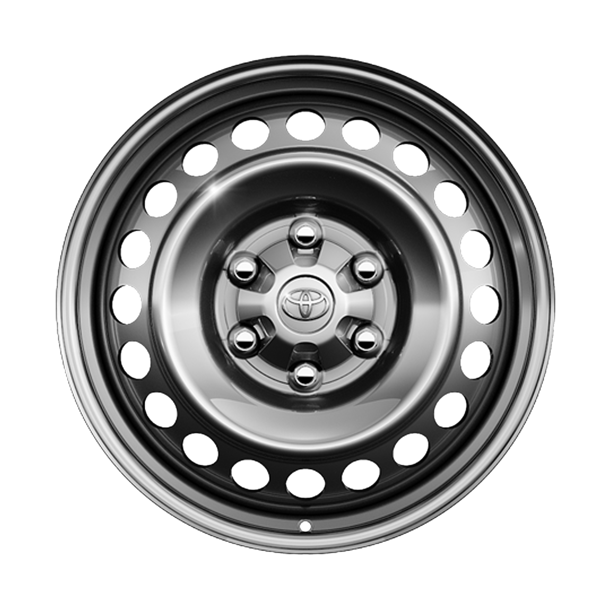 18" dark grey metallic steel wheels with 245/70 R18 tyres