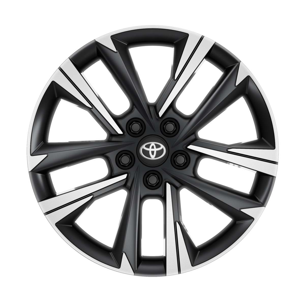 18" matt black machined-face alloy wheels (5-double-spoke)