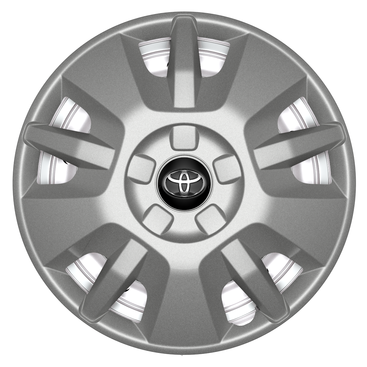 15" steel wheels with wheel caps (10-spoke)