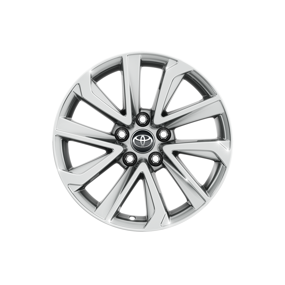 Jantes en alliage 17” gris aluminium